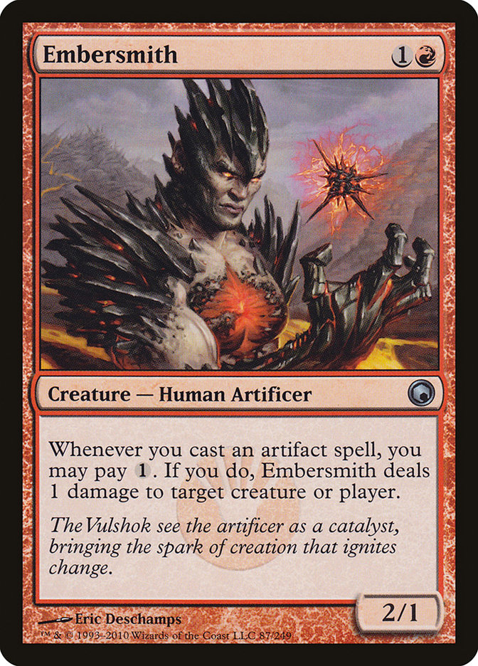 MTG Card Title: Embersmith SOM/87