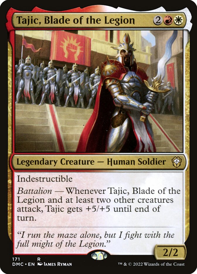 MTG Card Title: Tajic, Blade of the Legion DMC/171