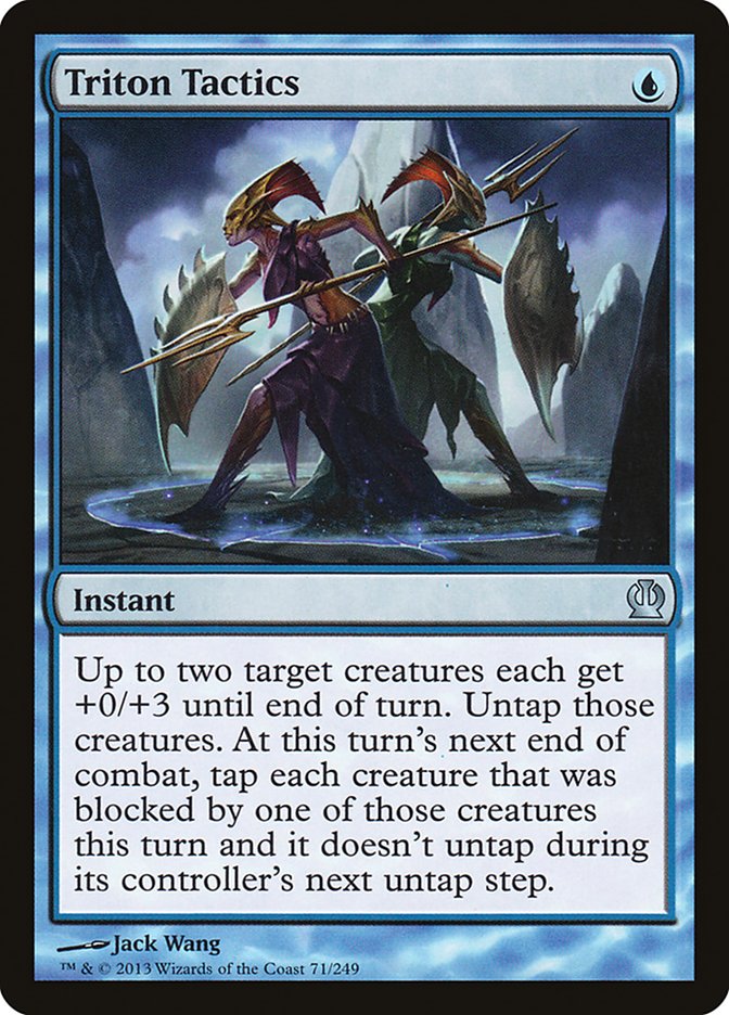 MTG Card Title: Triton Tactics THS/71