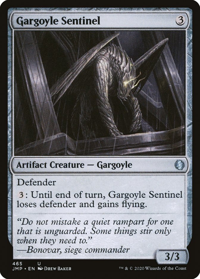MTG Card Title: Gargoyle Sentinel JMP/465