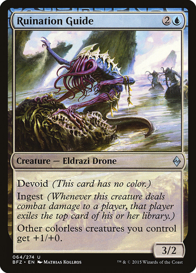 MTG Card Title: Ruination Guide BFZ/64