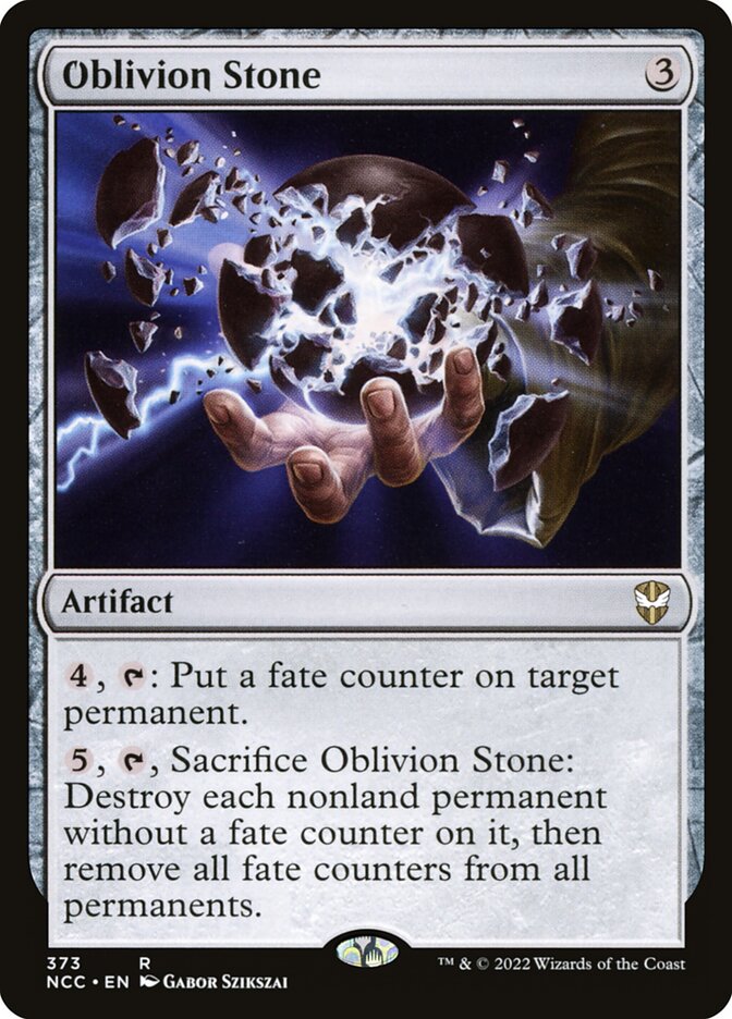 MTG Card Title: Oblivion Stone NCC/373