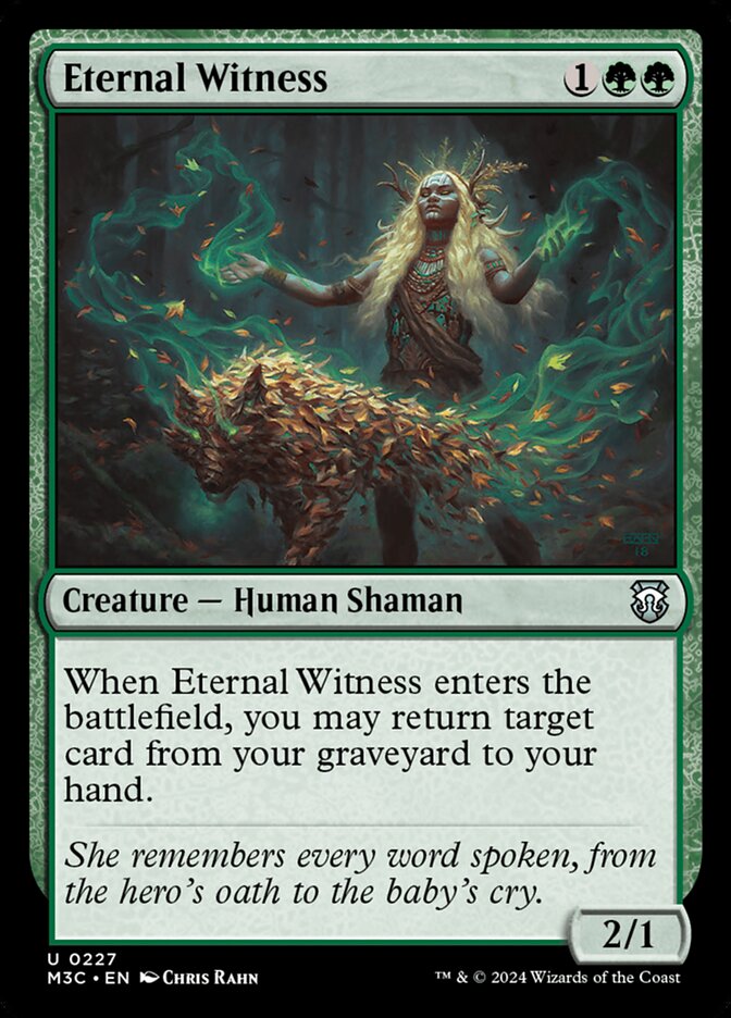 MTG Card Title: Eternal Witness M3C/227