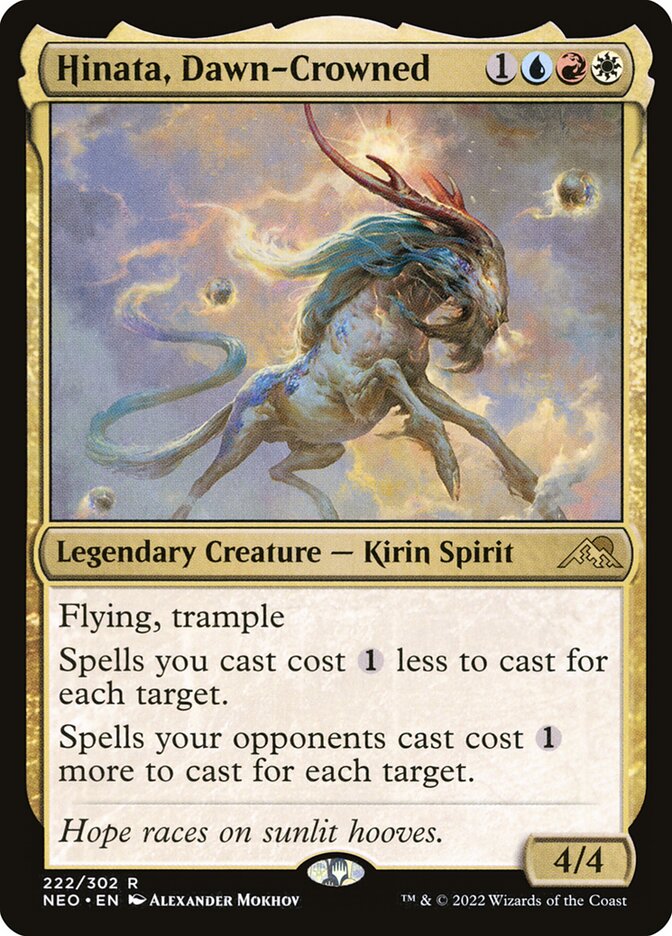 MTG Card Title: Hinata, Dawn-Crowned NEO/222