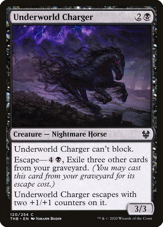 MTG Card Title: Underworld Charger THB/120