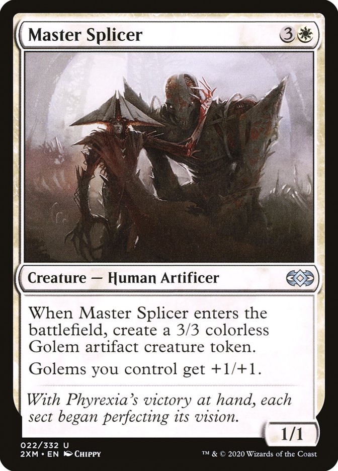 MTG Card Title: Master Splicer 2XM/22