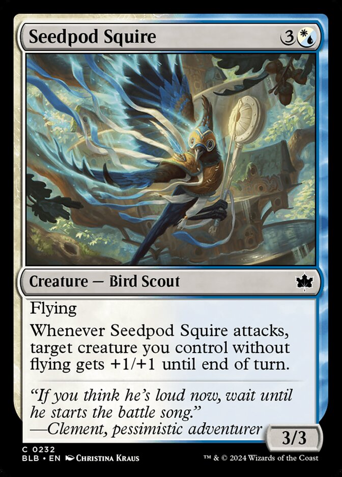 MTG Card Title: Seedpod Squire BLB/232