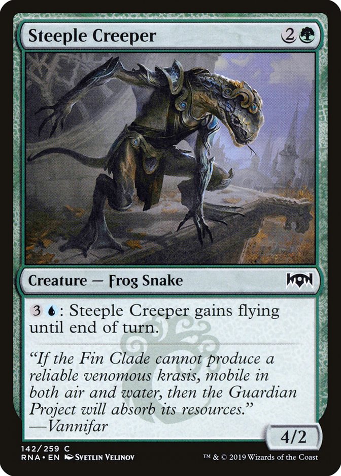 MTG Card Title: Steeple Creeper RNA/142