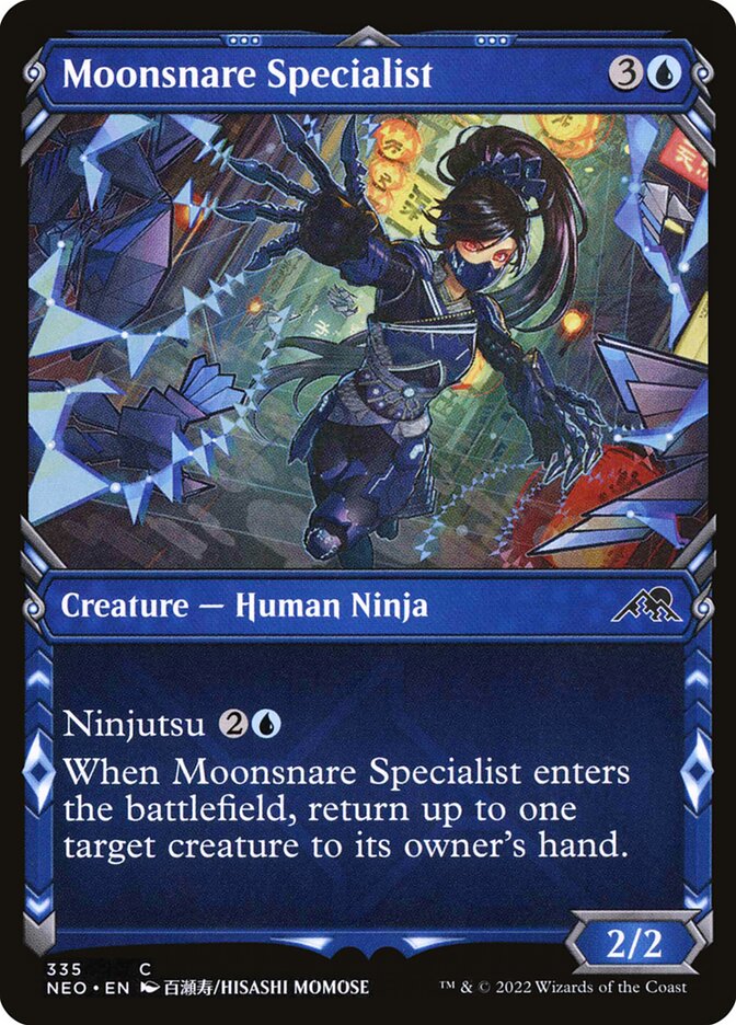 MTG Card Title: Moonsnare Specialist NEO/335