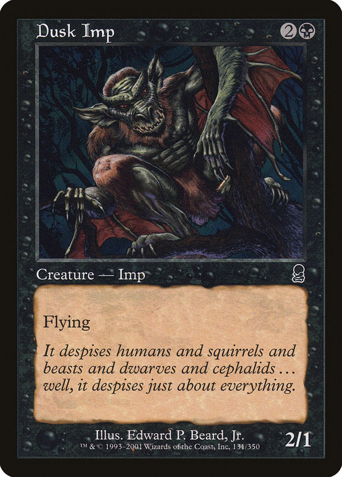 MTG Card Title: Dusk Imp ODY/131