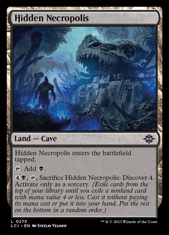 MTG Card Title: Hidden Necropolis LCI/275