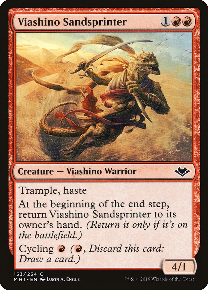 MTG Card Title: Viashino Sandsprinter MH1/153