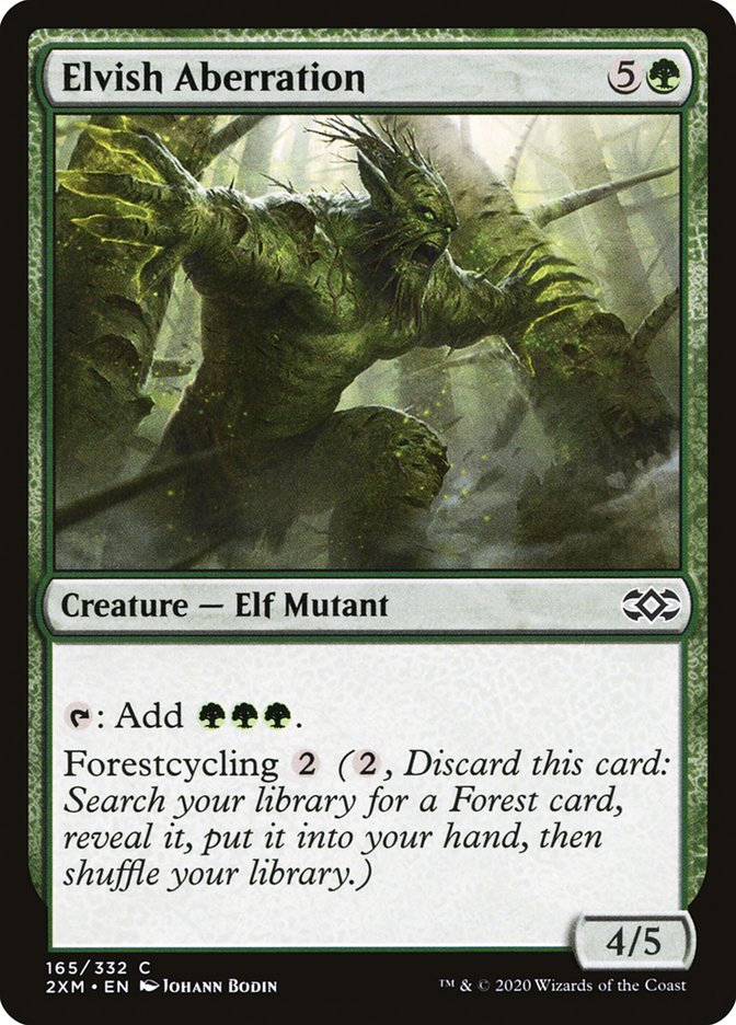 MTG Card Title: Elvish Aberration 2XM/165