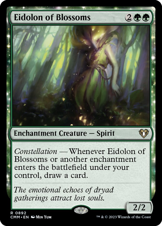 MTG Card Title: Eidolon of Blossoms CMM/892