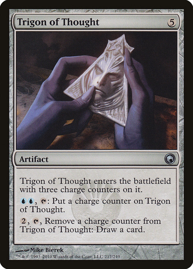 MTG Card Title: Trigon of Thought SOM/217