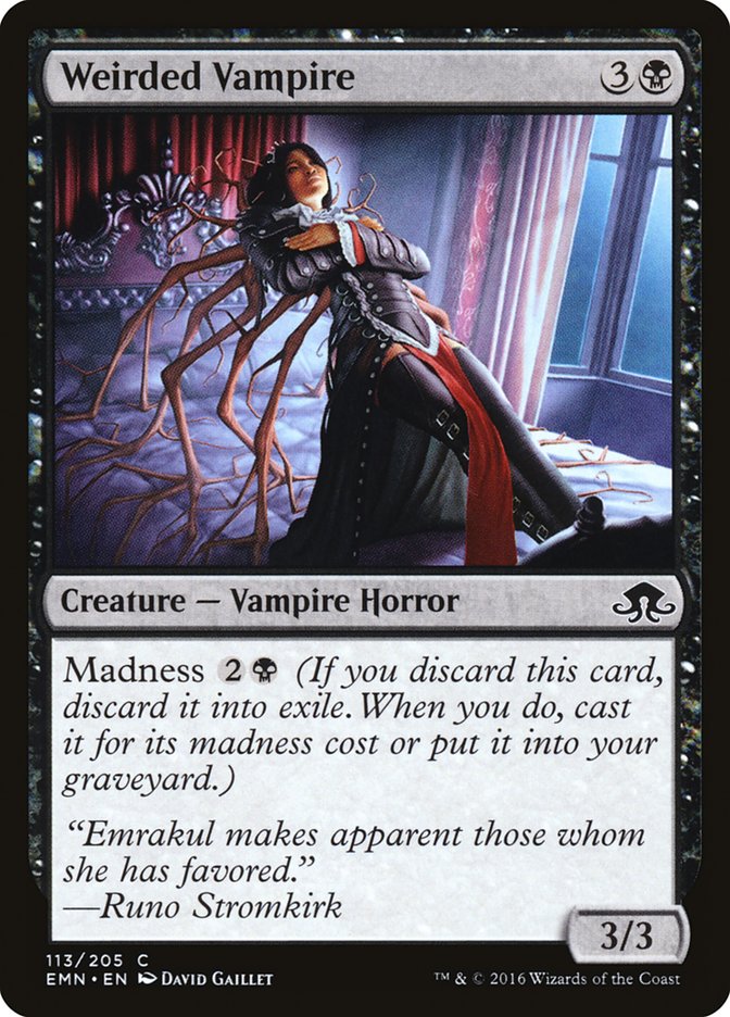 MTG Card Title: Weirded Vampire EMN/113
