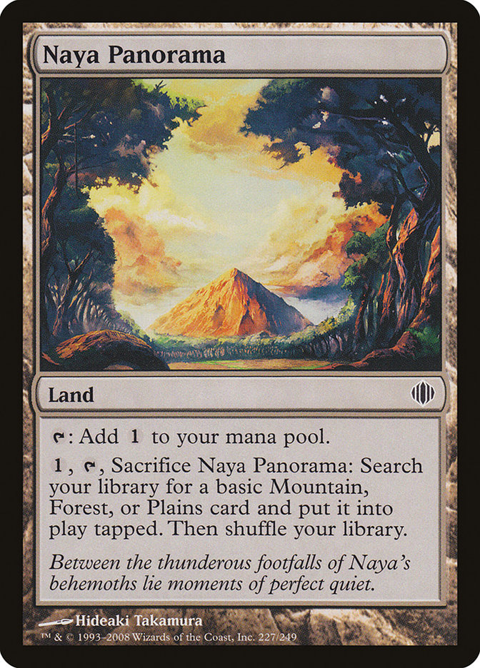 MTG Card Title: Naya Panorama ALA/227
