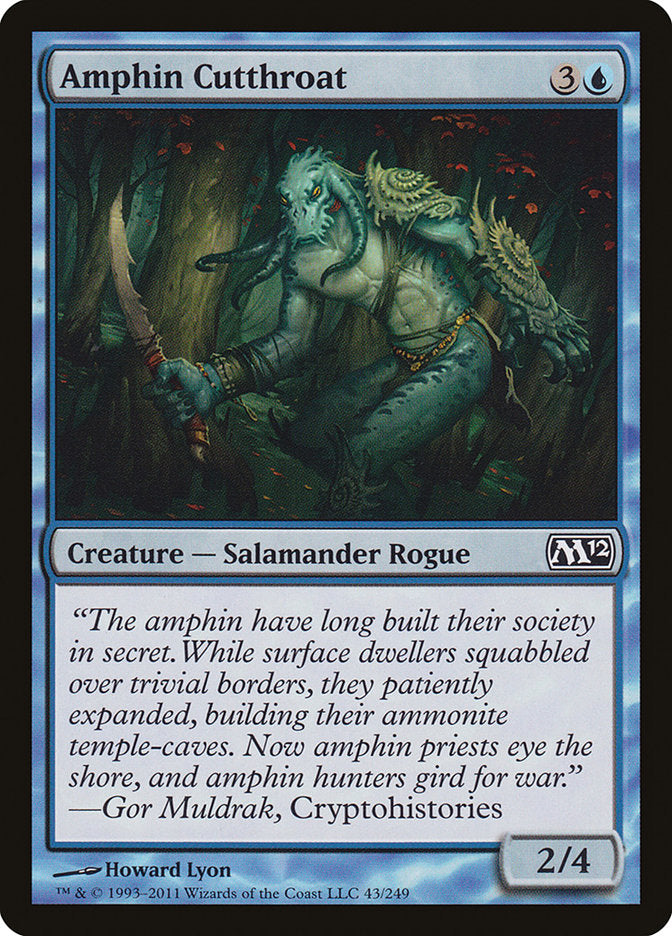 MTG Card Title: Amphin Cutthroat M12/43