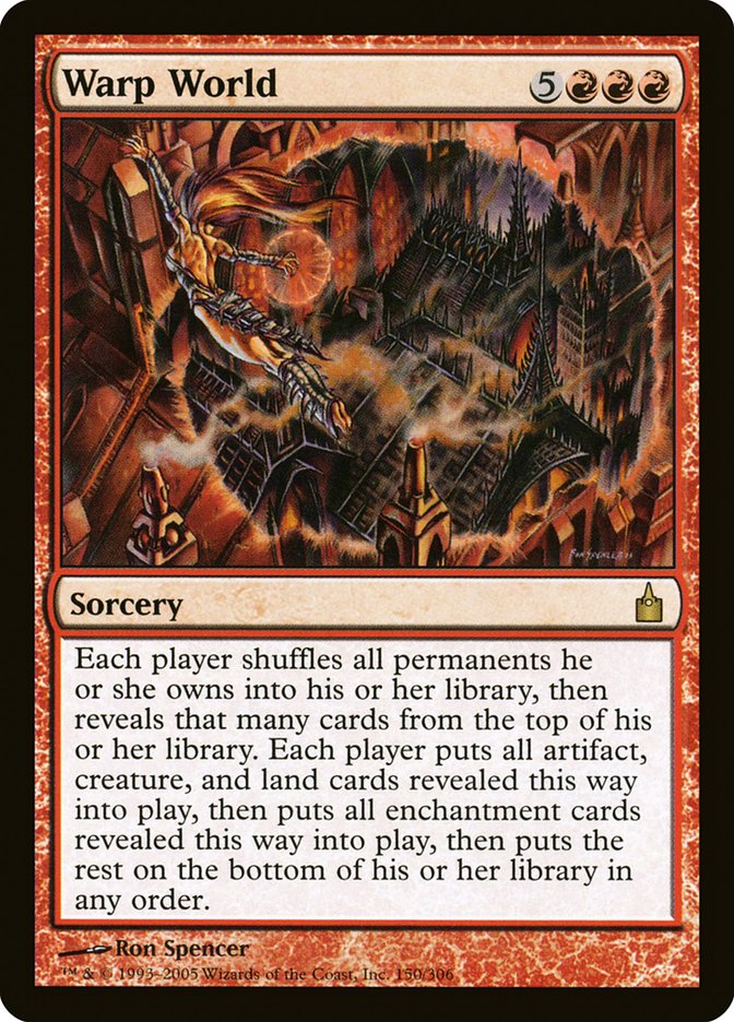 MTG Card Title: Warp World RAV/150