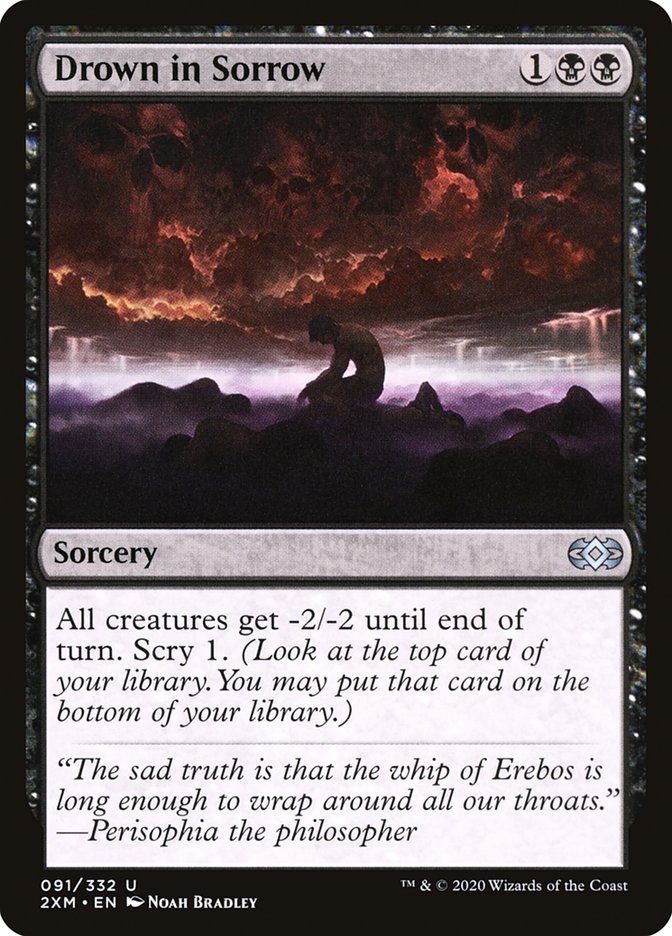 MTG Card Title: Drown in Sorrow 2XM/91