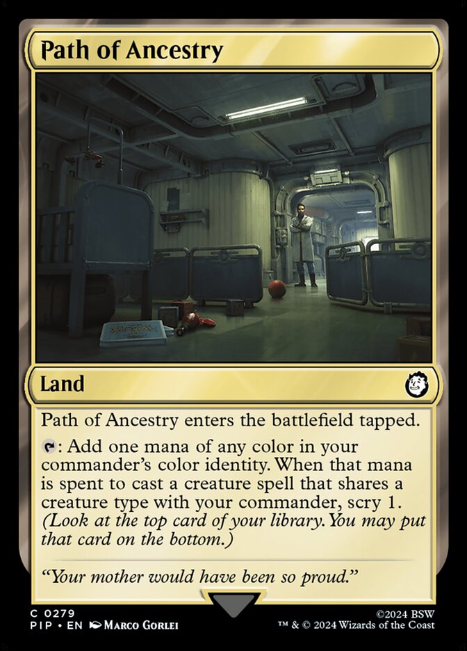 MTG Card Title: Path of Ancestry PIP/279