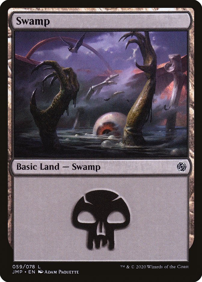 MTG Card Title: Swamp JMP/59