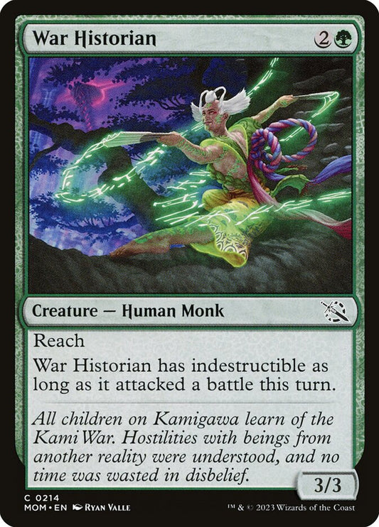 MTG Card Title: War Historian MOM/214