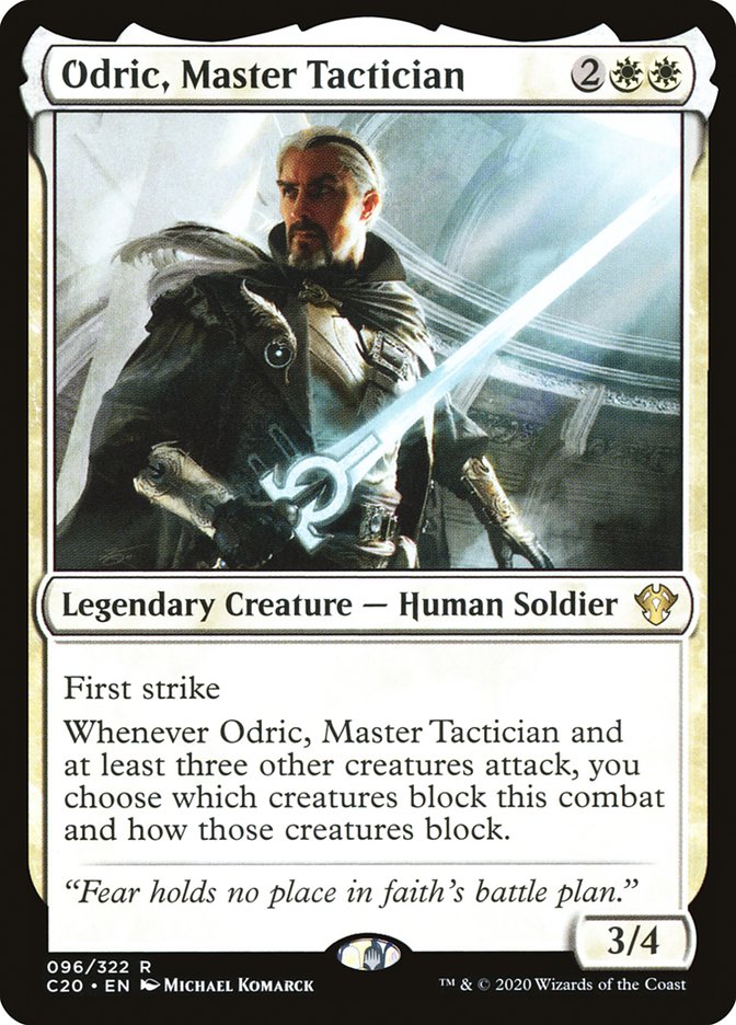 MTG Card Title: Odric, Master Tactician C20/96