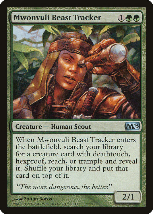 MTG Card Title: Mwonvuli Beast Tracker M13/177