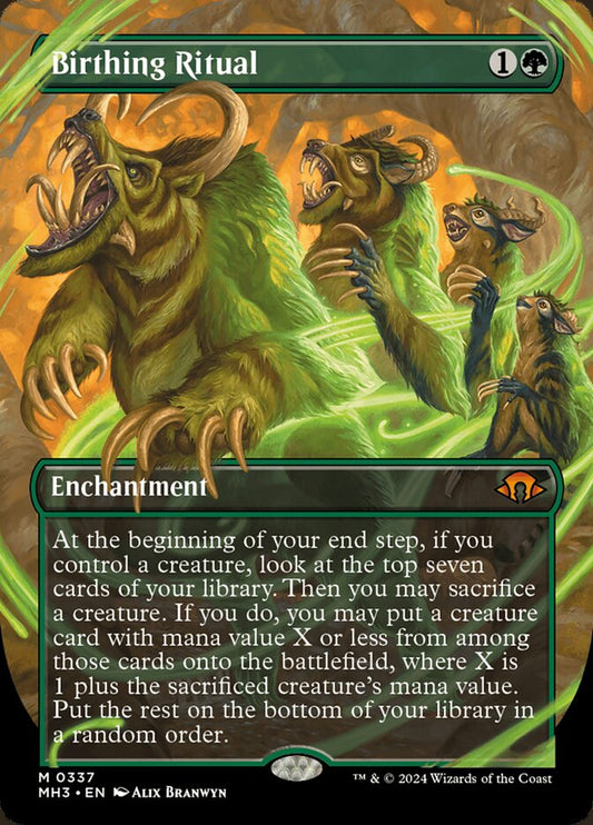 MTG Card Title: Birthing Ritual MH3/337