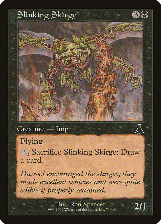 MTG Card Title: Slinking Skirge UDS/71