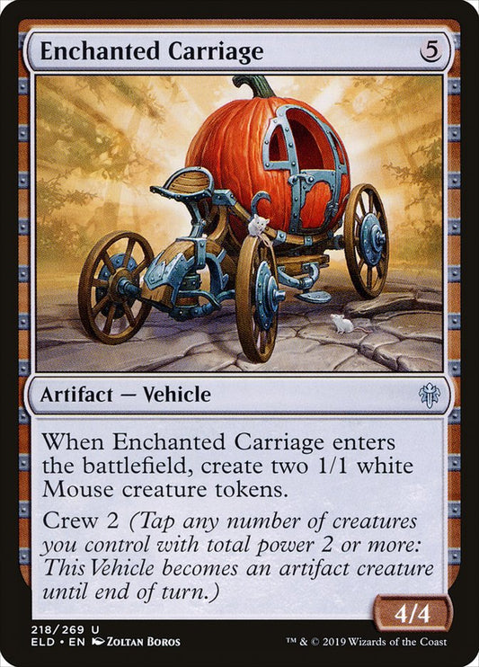 MTG Card Title: Enchanted Carriage ELD/218
