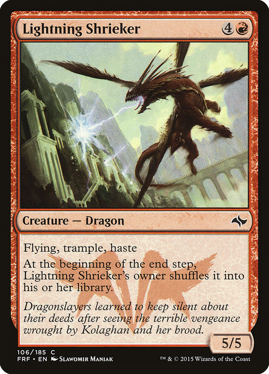 MTG Card Title: Lightning Shrieker FRF/106