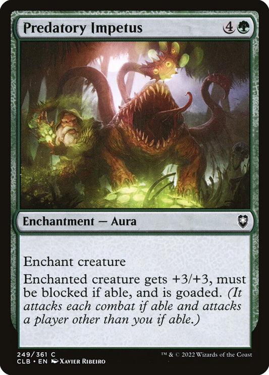MTG Card Title: Predatory Impetus CLB/249