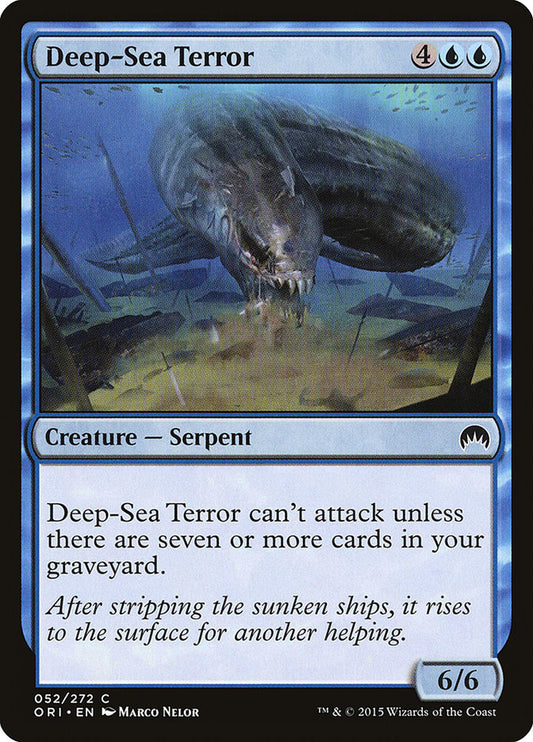 MTG Card Title: Deep-Sea Terror ORI/52
