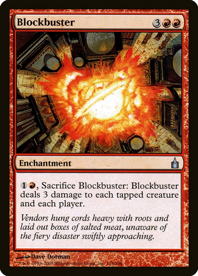 MTG Card Title: Blockbuster RAV/115