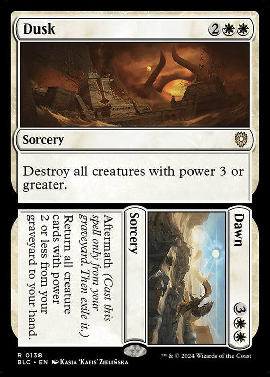 MTG Card Title: Dusk // Dawn BLC/138
