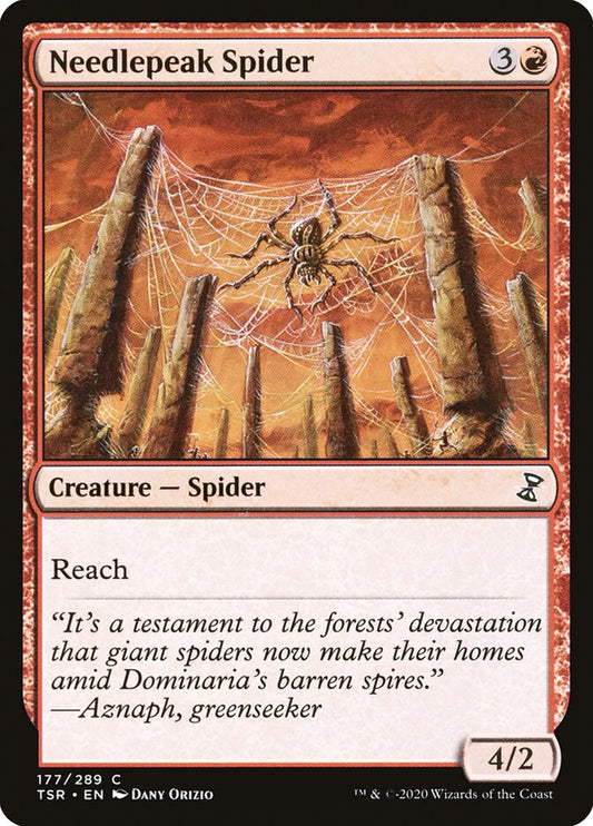 MTG Card Title: Needlepeak Spider TSR/177