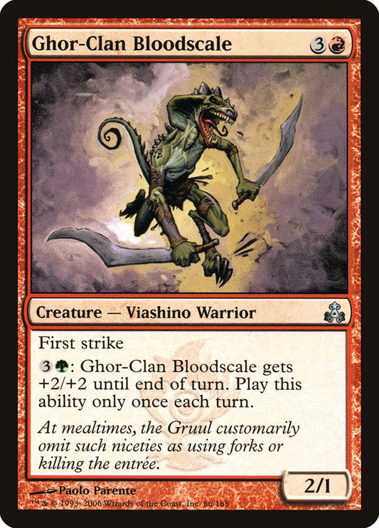 MTG Card Title: Ghor-Clan Bloodscale GPT/66