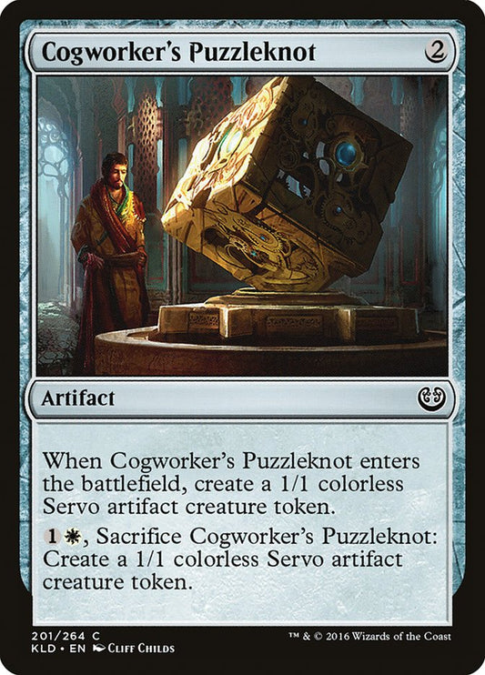MTG Card Title: Cogworker's Puzzleknot KLD/201