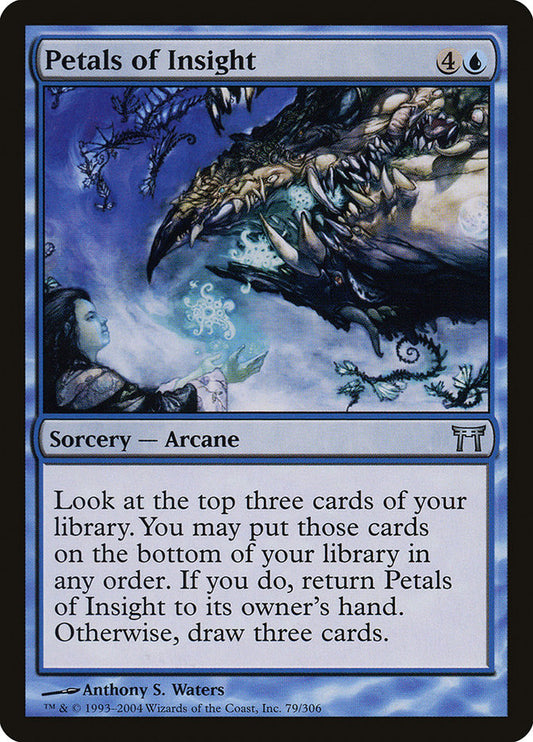 MTG Card Title: Petals of Insight CHK/79