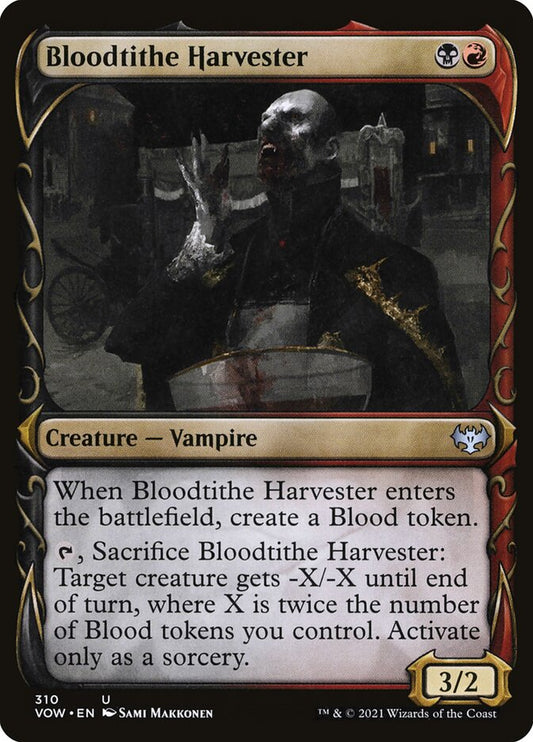 MTG Card Title: Bloodtithe Harvester VOW/310