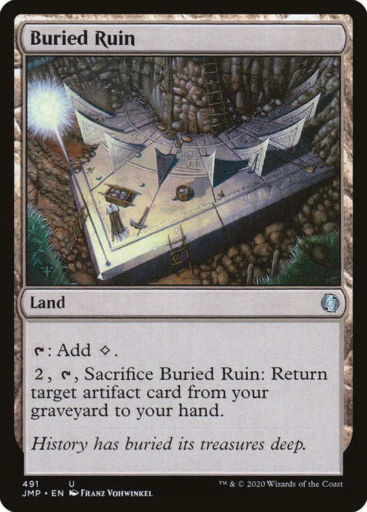 MTG Card Title: Buried Ruin JMP/491