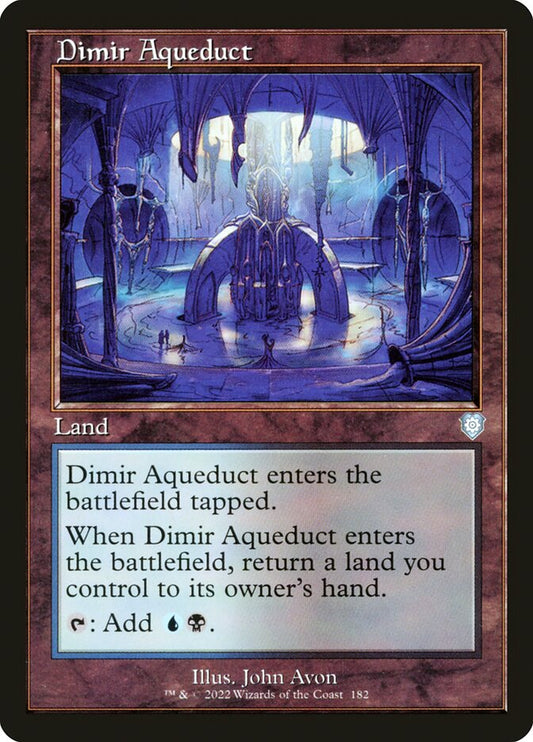 MTG Card Title: Dimir Aqueduct BRC/182