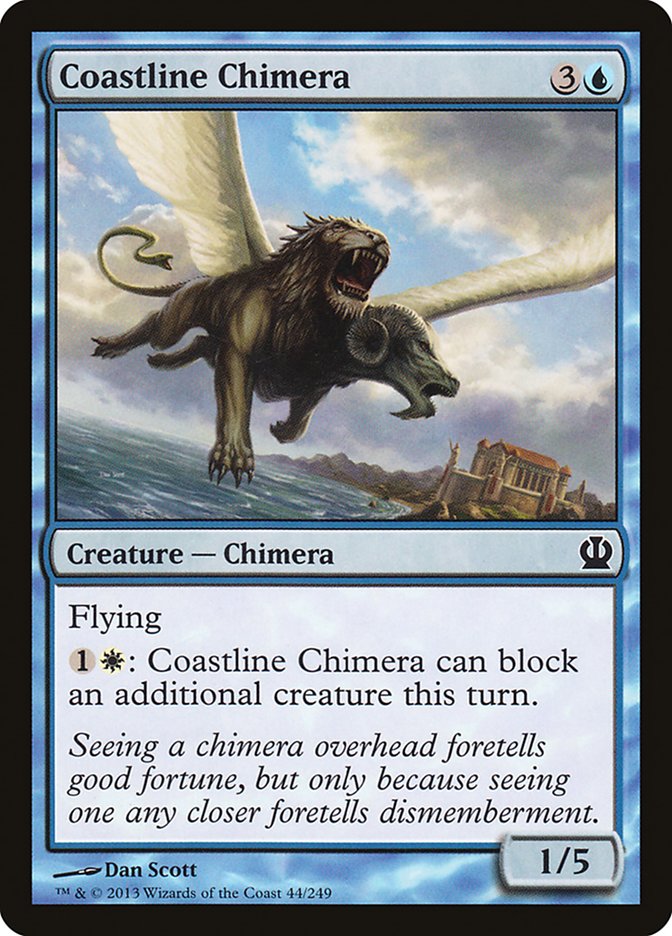 MTG Card Title: Coastline Chimera THS/44