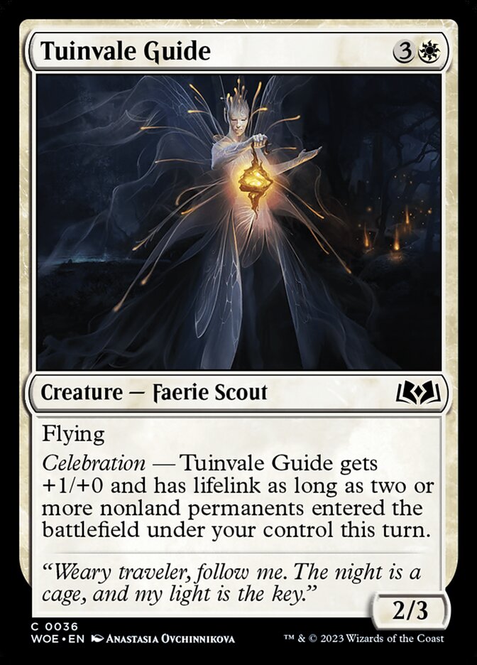 MTG Card Title: Tuinvale Guide WOE/36