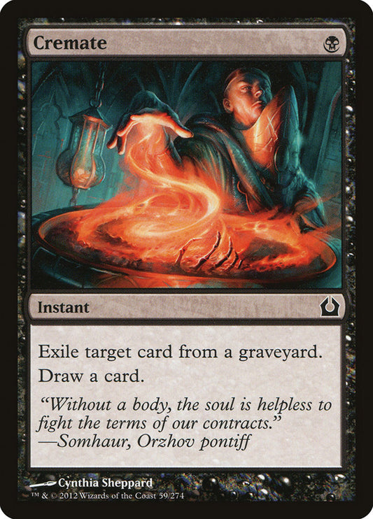MTG Card Title: Cremate RTR/59