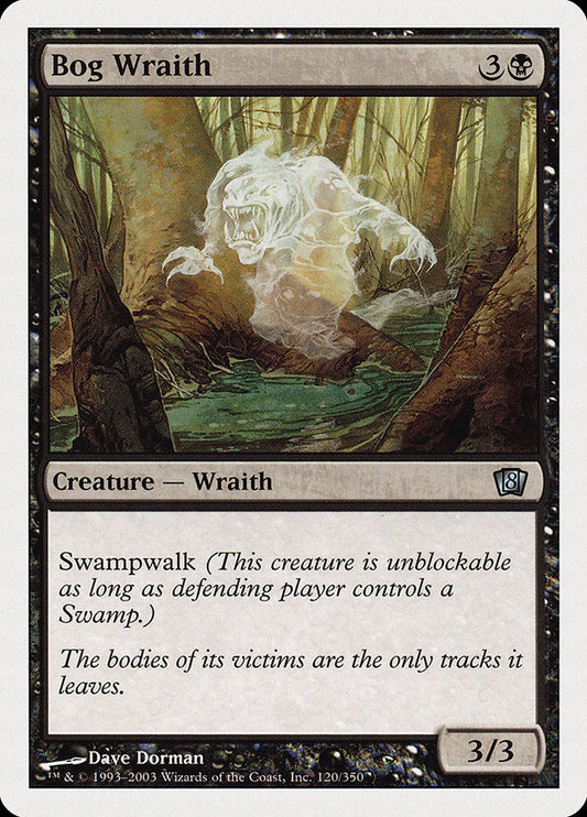 MTG Card Title: Bog Wraith 8ED/120