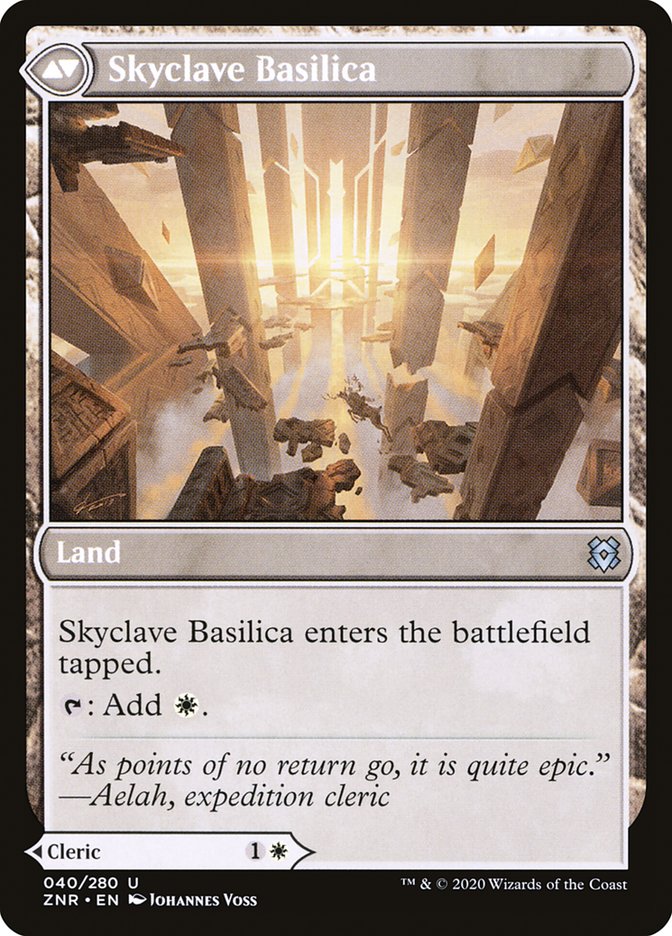 Skyclave Cleric // Skyclave Basilica ZNR/40