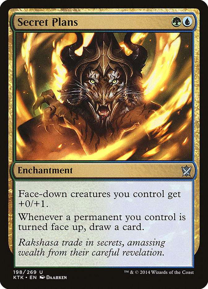 MTG Card Title: Secret Plans KTK/198
